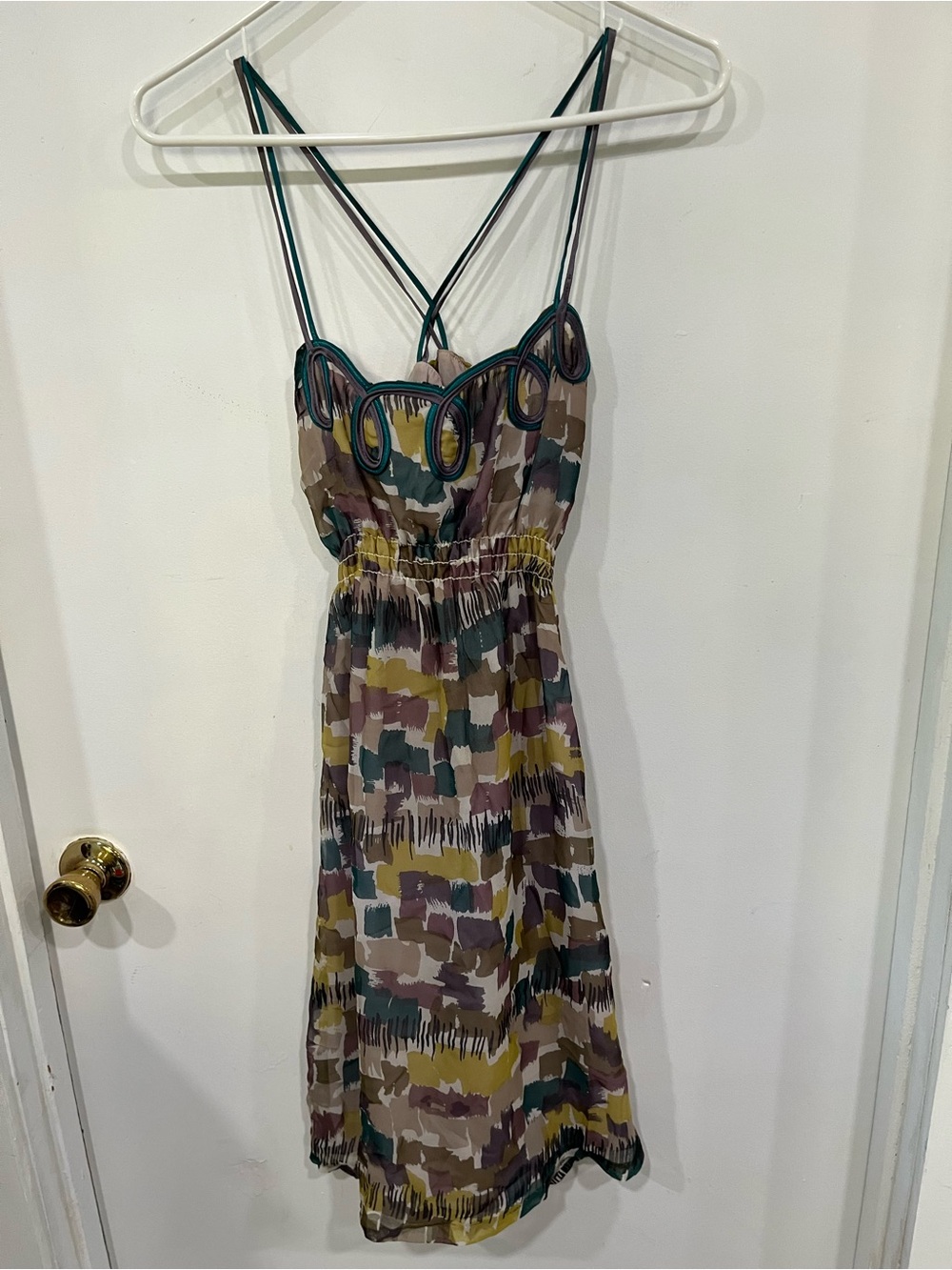 Wendy Katlen -Size 0
Abstract Print Strappy Summer Dress